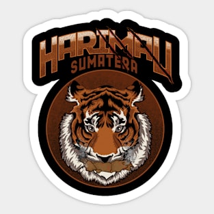 Harimau Sumatera T-Shirt (Sumatran Tiger) Sticker